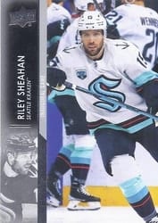 2021-22 Upper Deck Base Set Riley Sheahan #696 card