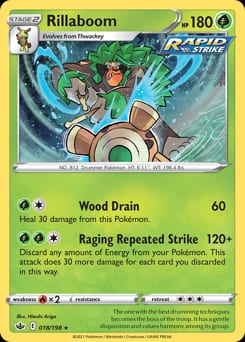 Chilling Reign Rillaboom #18 card