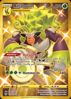 2020 Darkness Ablaze Rillaboom #197 card