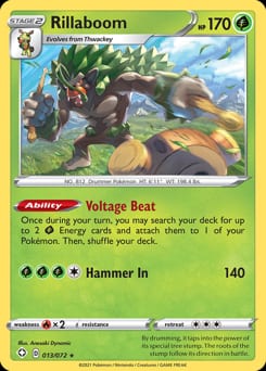 Shining Fates Rillaboom #13 card