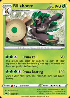 Sword & Shield Rillaboom #15 card