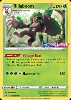 SWSH Black Star Promos Rillaboom #SWSH006 card