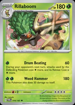 Twilight Masquerade Rillaboom #16 card