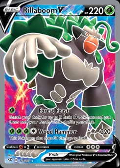 Rebel Clash Rillaboom V #175 card