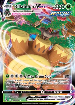 Fusion Strike Rillaboom VMAX #23 card