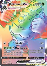 2020 Rebel Clash Rillaboom VMAX #193 card