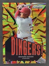 2025 Panini Prizm Dingers! Rintaro Sasaki #23 card