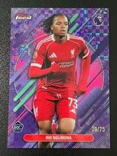 2026 Topps Finest Premier League Rio Ngumoha #257 card