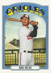 2021 Topps Heritage Base Set Rio Ruiz #8 card