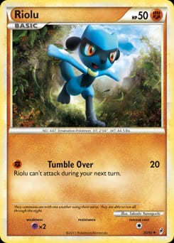 2011 Call of Legends Riolu #50 card