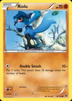 2016 Fates Collide Riolu #45 card
