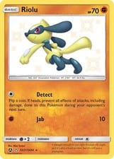 Hidden Fates Shiny Vault Riolu #SV21 card