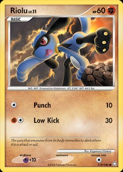 2008 Legends Awakened Riolu #117 card