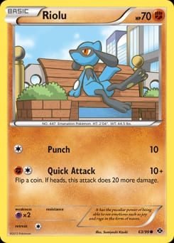 2012 Next Destinies Riolu #63 card