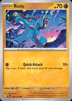 2025 Prismatic Evolutions Riolu #50 card