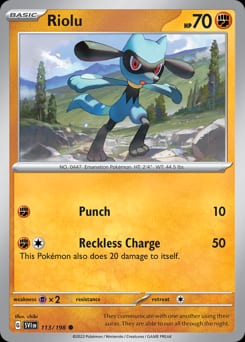 2023 Scarlet & Violet Riolu #113 card