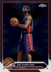 2023-24 Topps Chrome Base Set Rip Hamilton #109 card