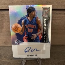 2025-26 Topps Signature Class Penstroke Signatures Rip Hamilton #PS-RH card