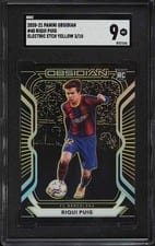 2020 Panini Obsidian Riqui Puig Yellow #40 card
