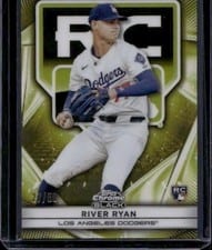 2025 Topps Chrome Black Rookie Design Variations River Ryan #112 card