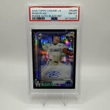 2025 Topps Chrome Logofractor Edition Rookie Autographs River Ryan #RA-RR card