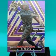 2024 Leaf Press Pass Premium Baseball Base Set RJ Austin #96 card