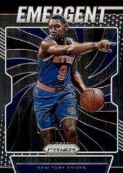 2019-20 Panini Prizm Emergent RJ Barrett #27 card