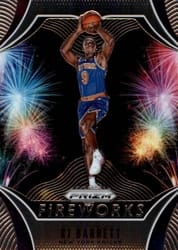 2019-20 Panini Prizm Fireworks RJ Barrett #27 card
