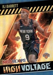 2020-21 Hoops High Voltage RJ Barrett #16 card