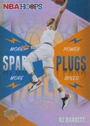 2020-21 Hoops Spark Plugs RJ Barrett #6 card
