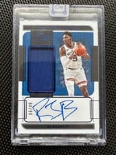 2021-22 Panini One and One Jersey Autographs RJ Barrett #JA-RJB card