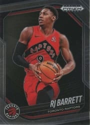 2024-25 Panini Prizm Black Base Set RJ Barrett #73 card