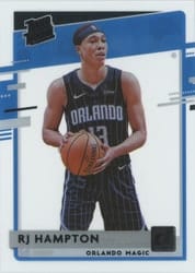 2020-21 Clearly Donruss Base Set RJ Hampton #84 card