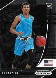 2020 Panini Prizm Draft Picks Base Set RJ Hampton #53 card