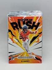 2025 Panini Rookies & Stars Rookie Rush RJ Harvey #15 card