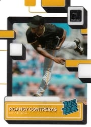 2022 Panini Chronicles Clearly Donruss Roansy Contreras #70 card