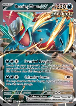 Paradox Rift Roaring Moon ex #124 card
