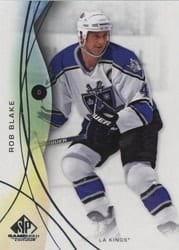 2024-25 SP Game Used Base Set Rob Blake #168 card