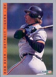 1993 Fleer Base Set Rob Deer #225 card