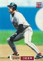 1994 Stadium Club Base Set Rob Deer #139 card