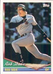 1994 Topps Base Set Rob Deer #531 card
