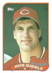 1989 Topps Base Set Rob Dibble #264 card