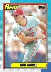 1990 Topps Base Set Rob Dibble #46 card