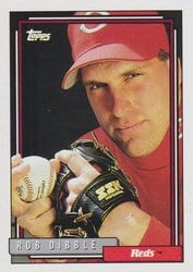 1992 Topps Base Set Rob Dibble #757 card