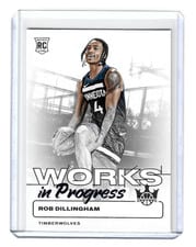 2024-25 Panini Court Kings Works in Progress Rob Dillingham #21 card