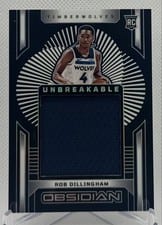 2024-25 Panini Obsidian Unbreakable Memorabilia Rob Dillingham #UM-RDM card