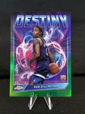 2024-25 Topps Chrome Destiny Rob Dillingham #D-6 card