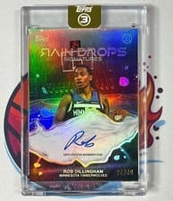 2025-26 Topps 3 Raindrops Signatures Rob Dillingham #RS-RD card