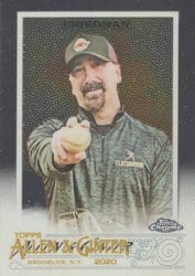 2020 Topps Allen & Ginter Chrome Base Set Rob Friedman #248 card