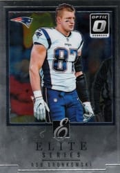 2018 Donruss Optic Elite Series Rob Gronkowski #ES-RG card